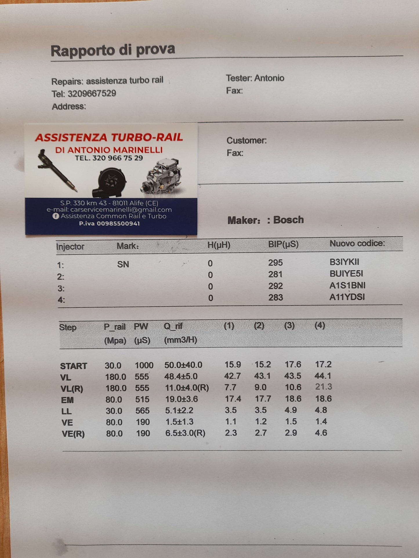 INIETTORI RICONDIZIONATI 0445116001 BMW 1, 2, 3, X3, 5