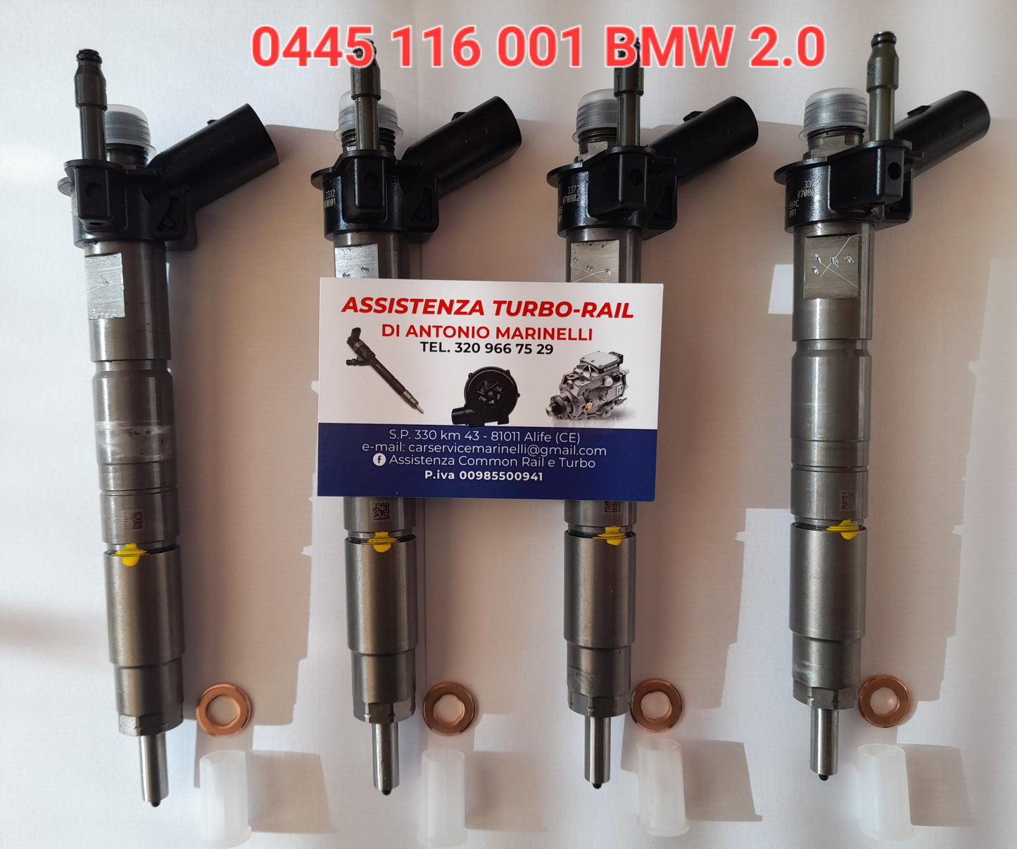 INIETTORI RICONDIZIONATI 0445116001 BMW 1, 2, 3, X3, 5