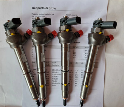 INIETTORI REVISIONATI 0445110471 AUDI, SEAT, SKODA,VW 2.0 TDI