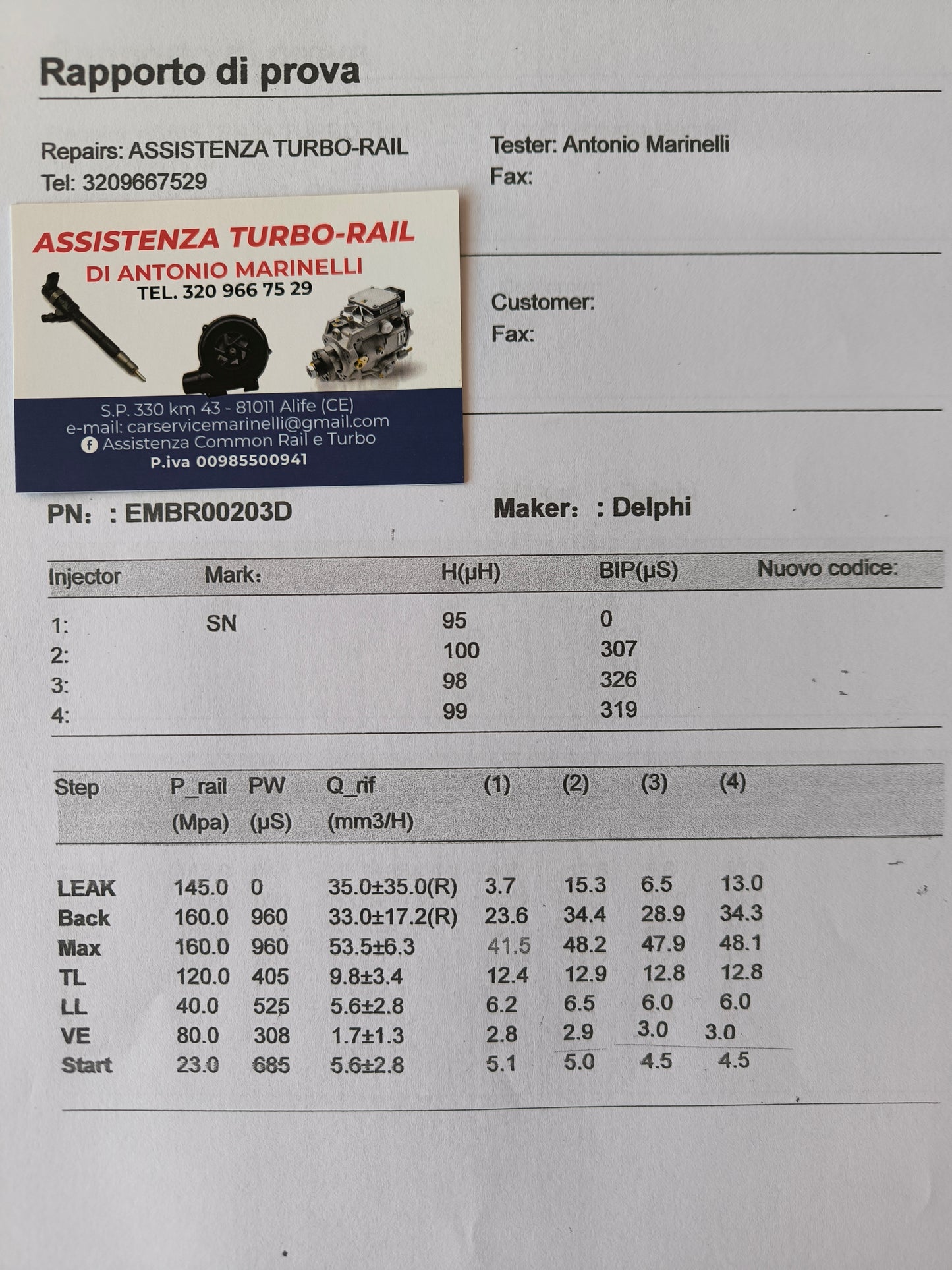 Iniettori 33800-2A760 KIA, HYUNDAI 1.4