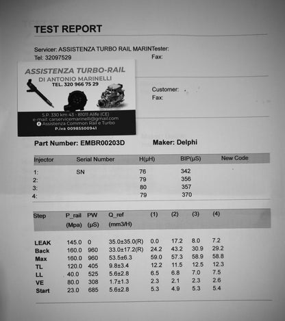 Iniettori revisionati 33800-2A760 EMBR00203D KIA, HYUNDAI 1.4