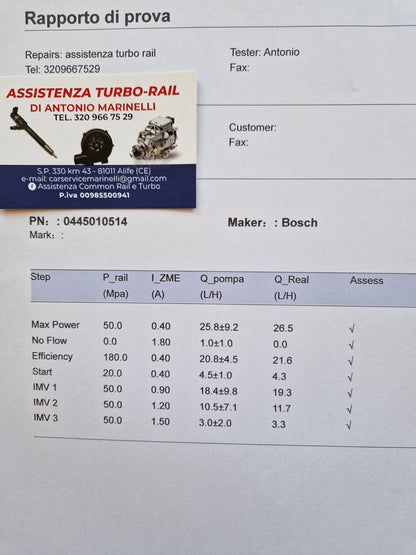 POMPA  INIEZIONE  0445010514 AUDI, SEAT, VW 2.0 TDI