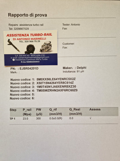 INIETTORI REVISIONATI EJBR04201D MERCEDES CL. E, C