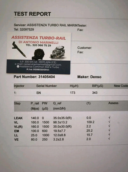 INIETTORI REVISIONATI VEA 13 - 2370010-AAB VOLVO