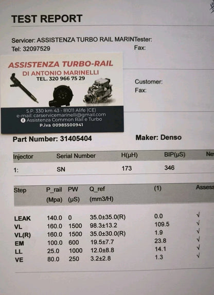 INIETTORI REVISIONATI VEA 13 - 2370010-AAB VOLVO